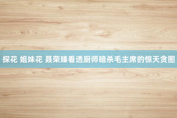 探花 姐妹花 聂荣臻看透厨师暗杀毛主席的惊天贪图